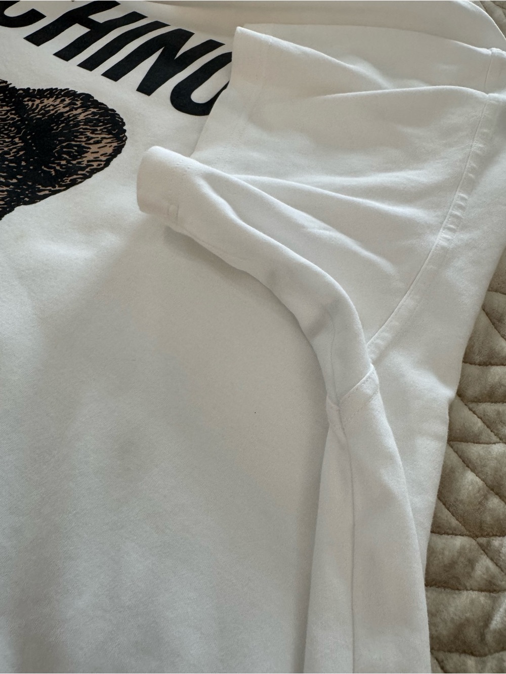 Moschino Teddy Bear Oversized T-Shirt Dress White XXXL - Picture 8 of 15